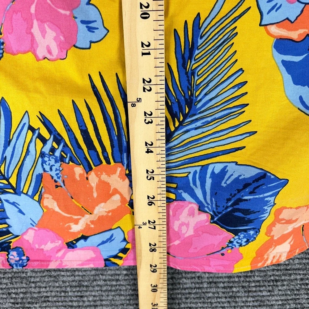 J Crew Flex Washed Floral Shirt Men M Tropical Casual Everyday Resort Vacation‎